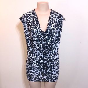 Cheetah Print Zip Up Long Legging Shirt Mimi Dress